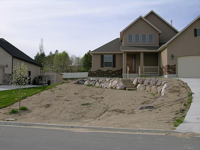 Before landscaping