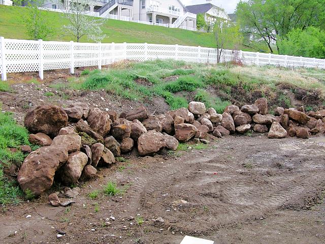 Piles of rocks